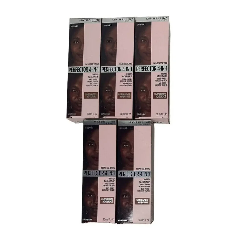 Maybelline Instant Age Rewind Perfector 4-In-1 Whipped Matte Makeup 04 Med Deep